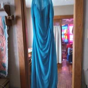 David's Bridal Teal Dress